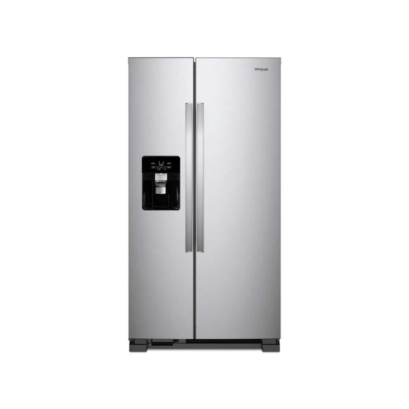 Nevera Side By Side 25 Pies Con Dispensador color Plata Whirlpool