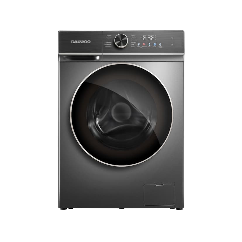 Lavadora Y Secadora Carga Frontal De 12 Kg Inverter Color Gris Daewoo