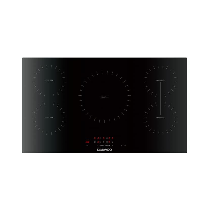 Tope Eléctrico De Inducción 90 Cm De 5 Hornillas Daewoo