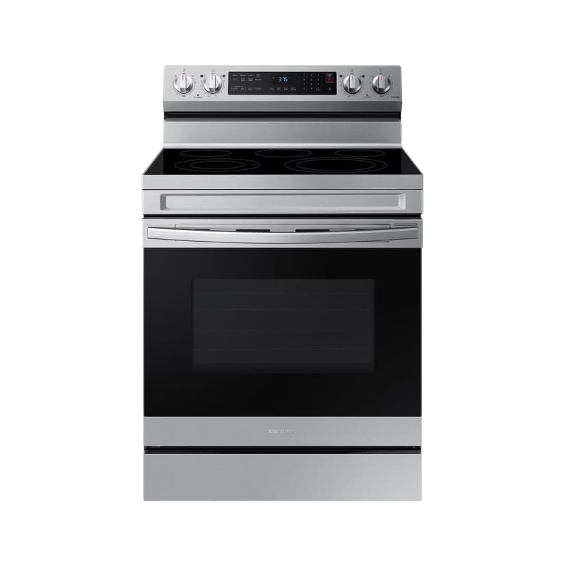 Cocina Electrica 30 Pulgadas 5 Hornilla WiFi en Acero Inoxidable Samsung