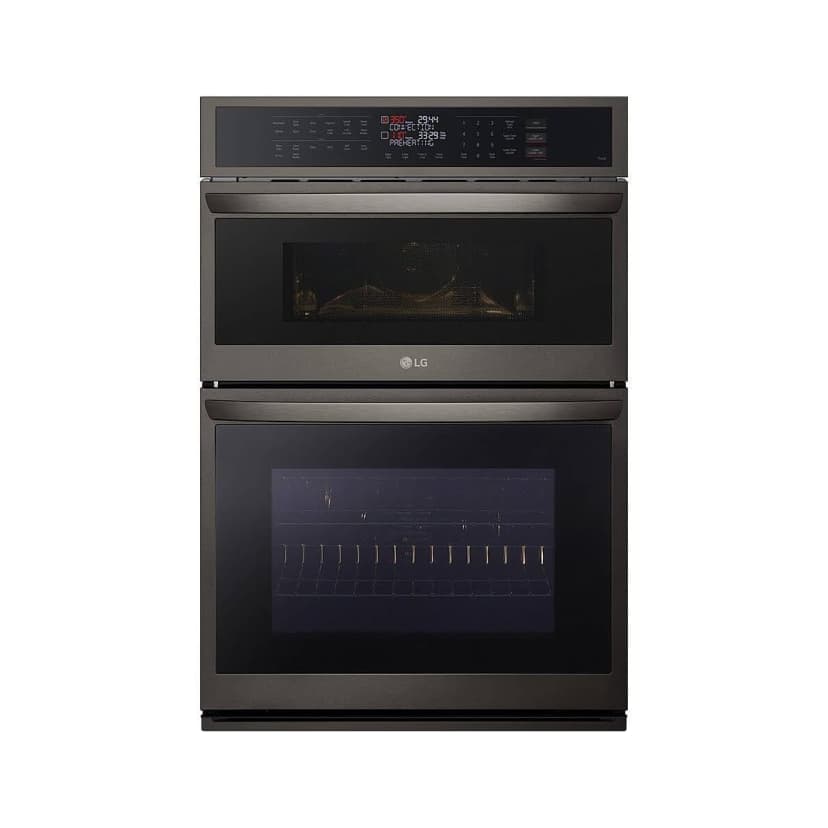 Horno Doble 30 Pulgadas Panel Tactil Color Negro LG