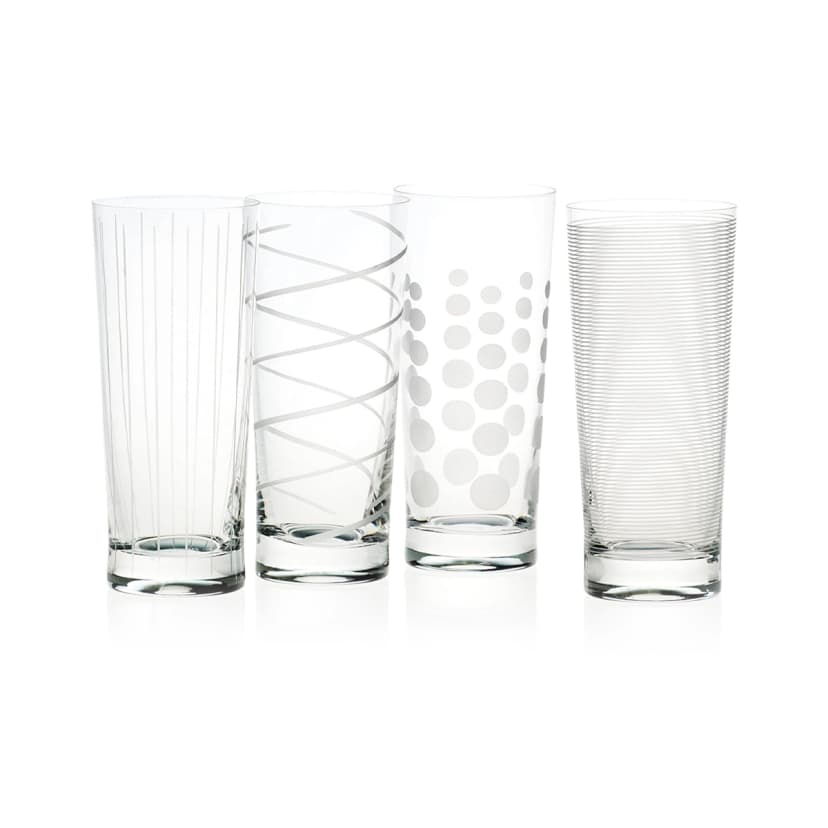 Set De Vasos De Cristal 4 Piezas Mikasa