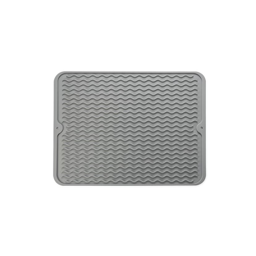 Escurridor De Platos De Silicona Color Gris Basic Home
