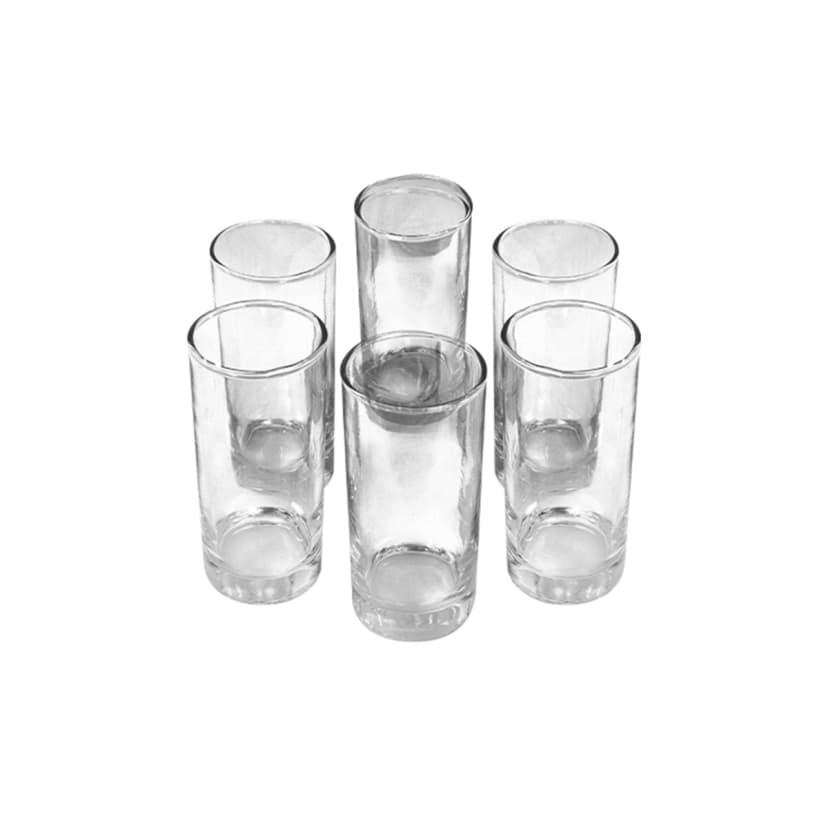Vasos De Vidrio 6 Piezas Citinova