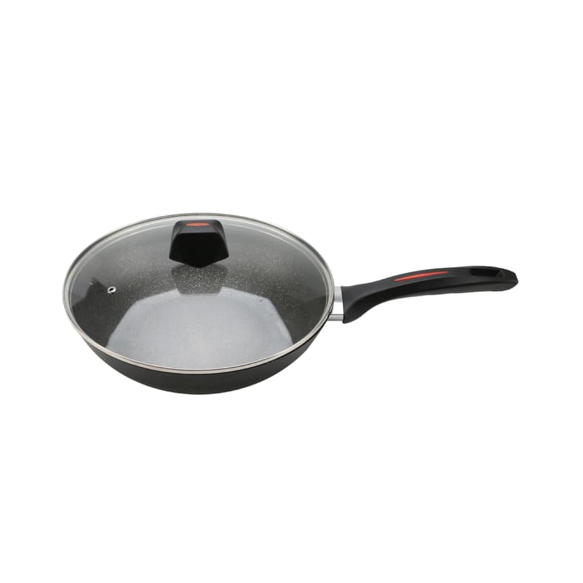 Sartén Tipo Wok De 28 Cm Color Negro Bremen