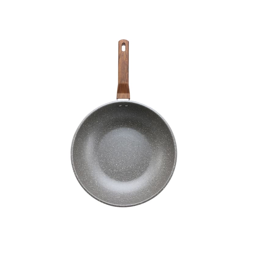 Sartén Tipo Wok 32 Cm Color Gris Bremen