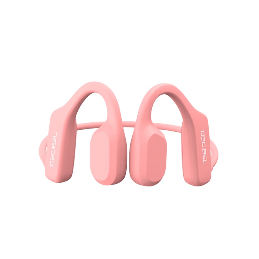 Audífonos Inalámbricos De Conducción Ósea color Rosa Decibel