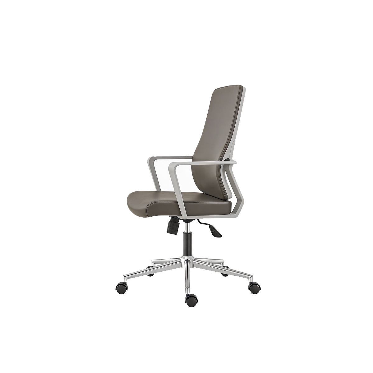 Silla De Oficina Ejecutiva Ergonómica Color Gris Green Office - Miniatura 3