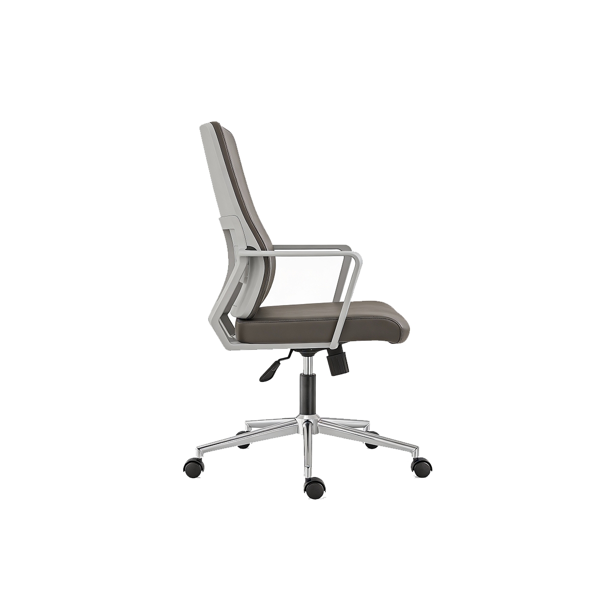 Silla De Oficina Ejecutiva Ergonómica Color Gris Green Office - Miniatura 4