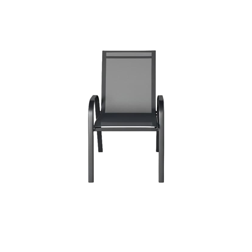 Silla De Jardín Color Gris Bika