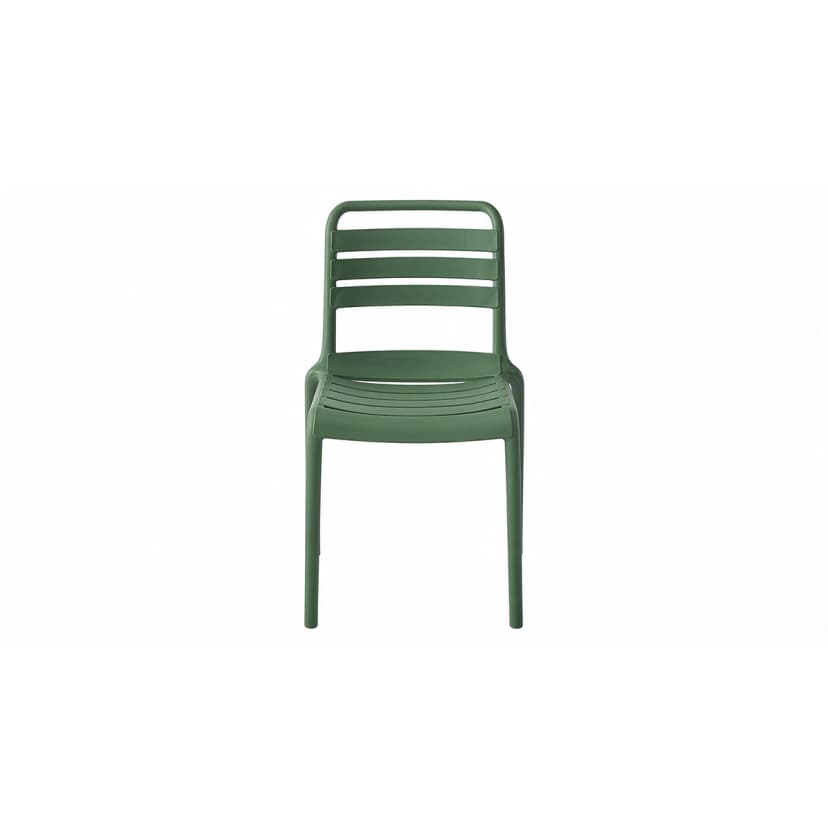 Silla Apilable Lagoon Color Verde Bika