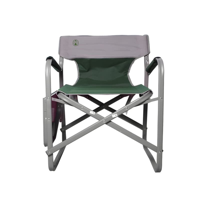 Silla Plegable Con Mesa Color Gris Y Verde Coleman