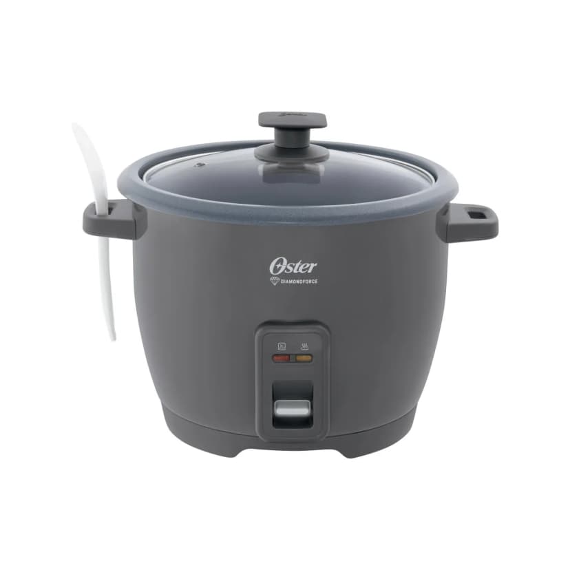 Arrocera De 10 Tazas Con Vaporera color Gris Oster