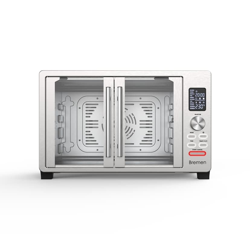 Horno Digital con Air Fryer 30 Litros de Acero Inoxidable Bremen
