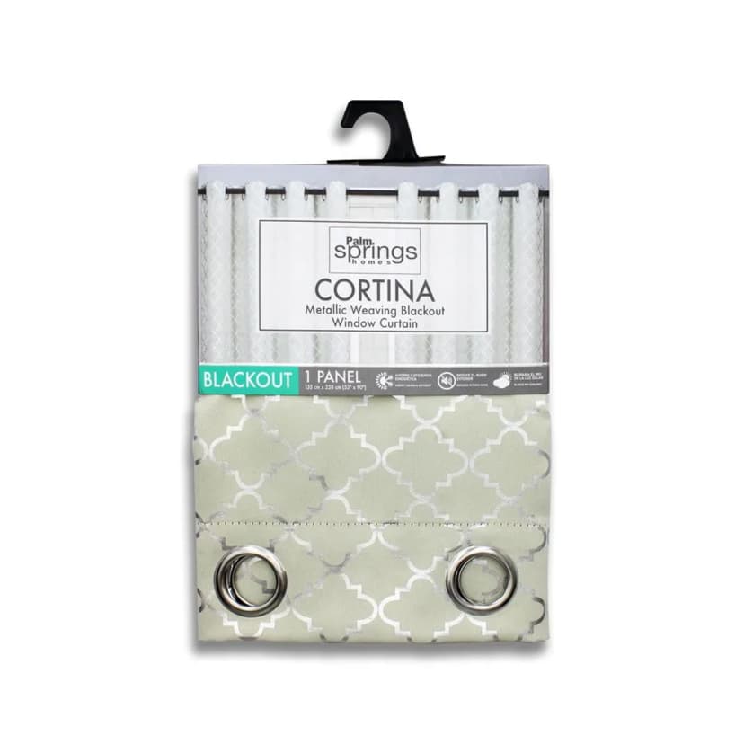 Cortina Para Ventana Color Crema Palm Springs Homes